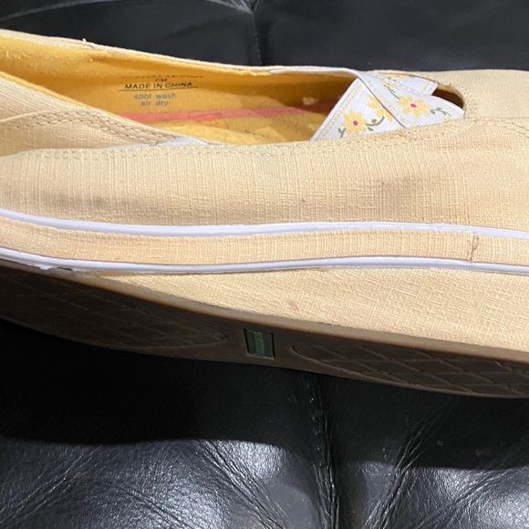 Grasshoppers size 7 women’s Beige Floral Slip-On low heeled shoe / Flats - Picture 15 of 15